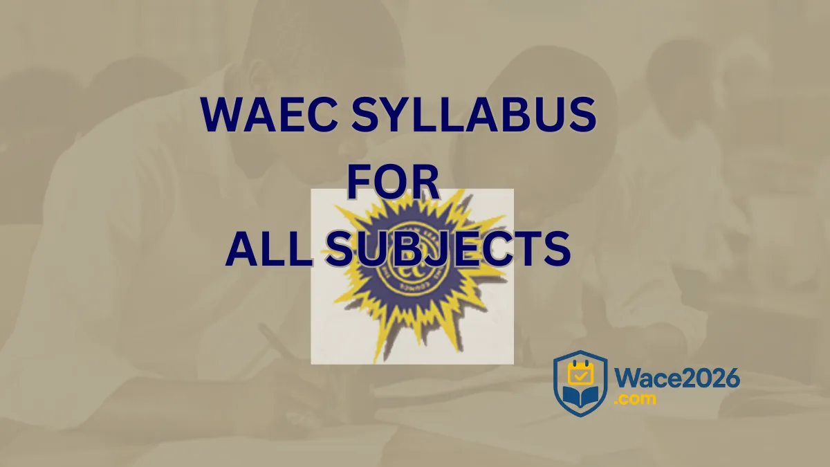 WAEC Syllabus 2026