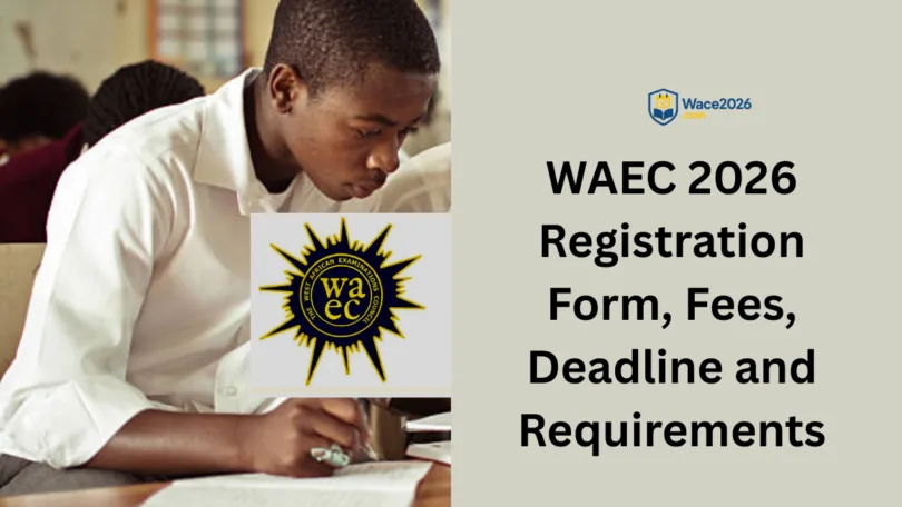 WAEC 2026 Registration Form, Fees, Deadline and Requirements
